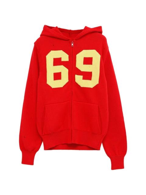 69 front-zip hoodie