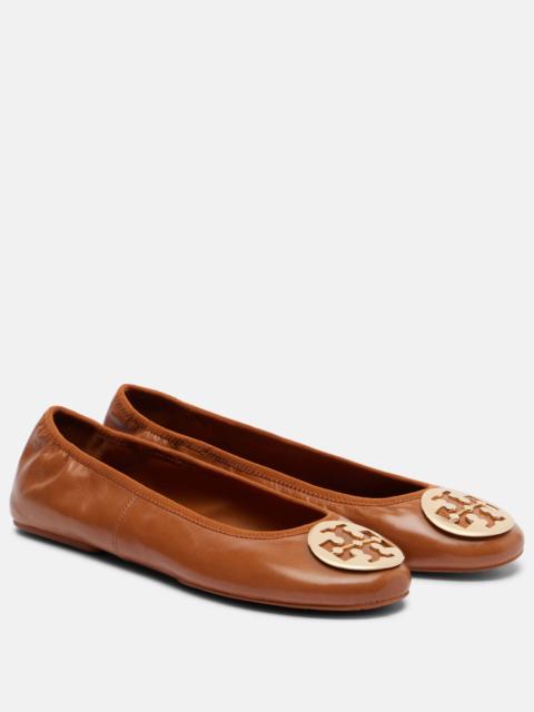 Reva Travel leather ballet flats