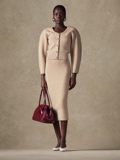 The Doppio knit skirt