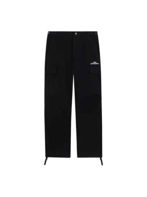 Li-Ning Skateboarding Graphic Straight Cargo Pants 'Black' AKXS801-3