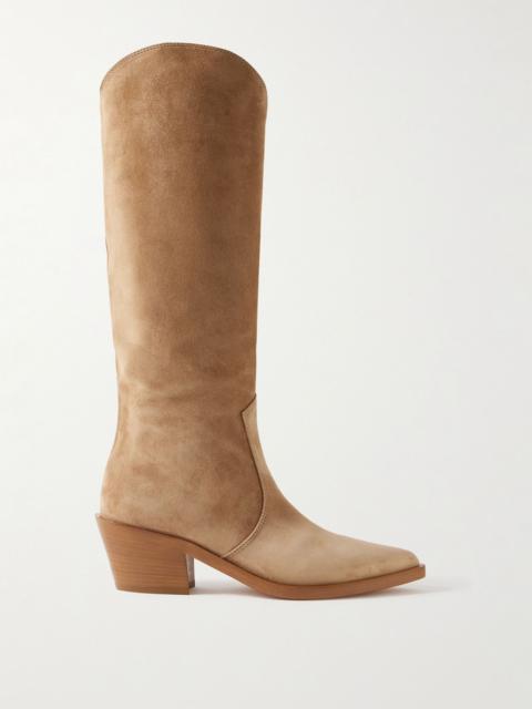 Waylon 45 suede knee boots Camel