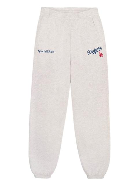 logo-print track pants