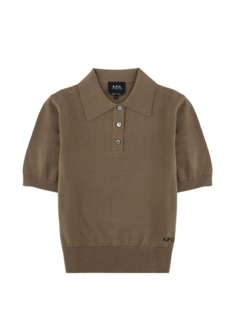 button-up polo T-shirt