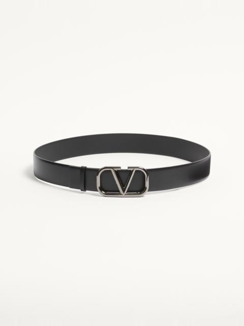 VLOGO SIGNATURE CALFSKIN BELT 40 MM