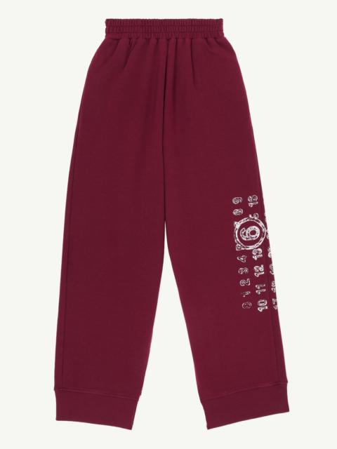 Slit hem track pants
