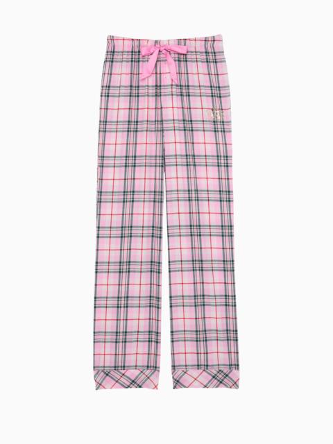PINK x LoveShackFancy Pink Lurex Stripe Flannel PJ Pant