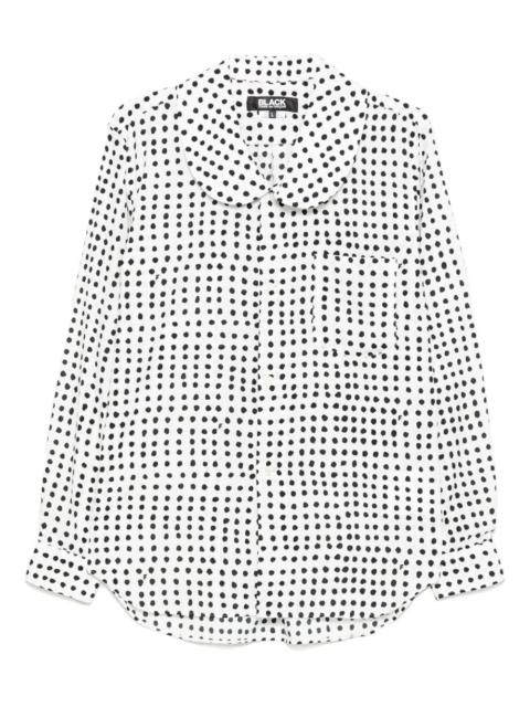 Filip Pagowski polka-dot shirt