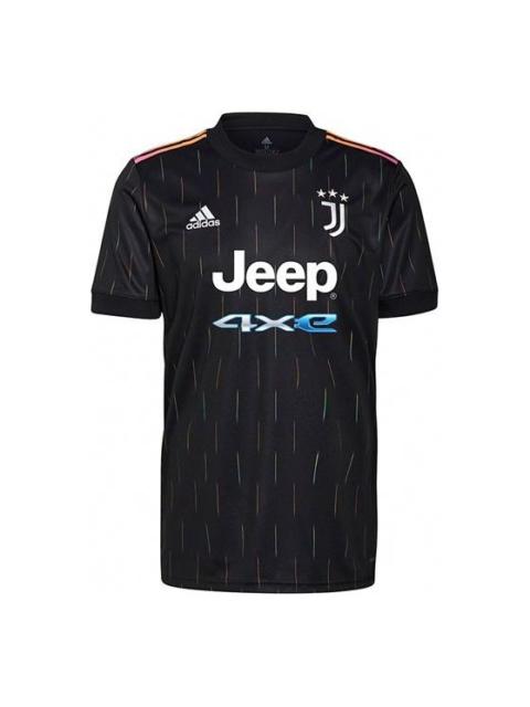 adidas Juventus Away Fan Edition Soccer/Football Sports Short Sleeve Jersey T-shirt Black GS1438