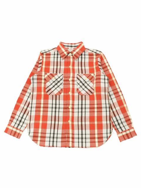 Lot.3104 FLANNEL SHIRTS - C-Pattern - ONE WASH - WH-3104C24