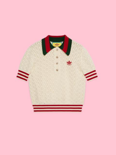 adidas x Gucci cotton polo