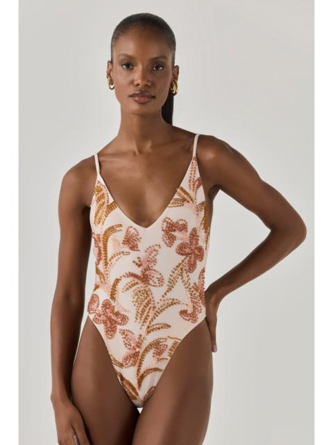EMBROIDERED SWIMSUIT (RUNWAY)