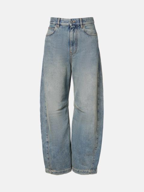 Anagram barrel-leg jeans