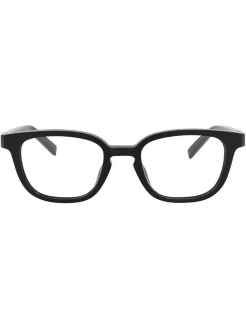 Berluti Square-Frame Acetate Optical Frames Black Black Transparent (BL50003I-50-001)