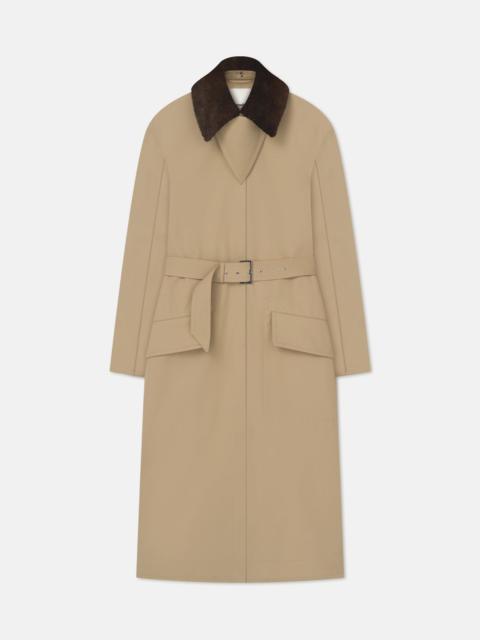 Bonded Trench/Faux Fur Coat