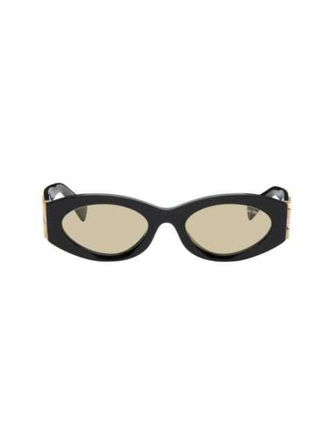 Black Miu Glimpse Sunglasses