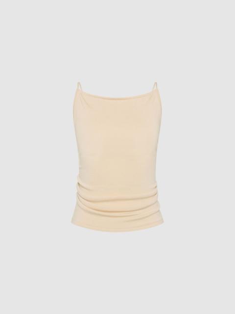 Twist Back Knit Top - Shell