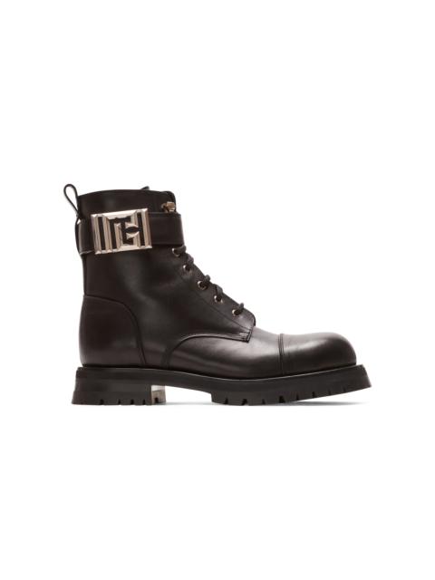Balmain Charlie leather ranger boots | REVERSIBLE display picture 3