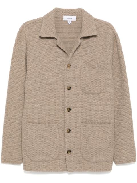 knitted eco-friendly cashmere jacket