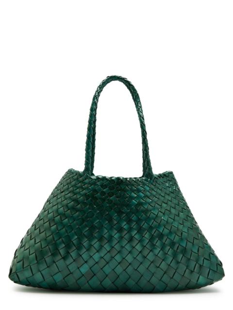 Dragon Diffusion Santa Croce Big Woven Leather Tote bag