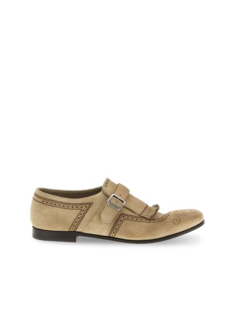 Shangai front-fringes buckle loafers