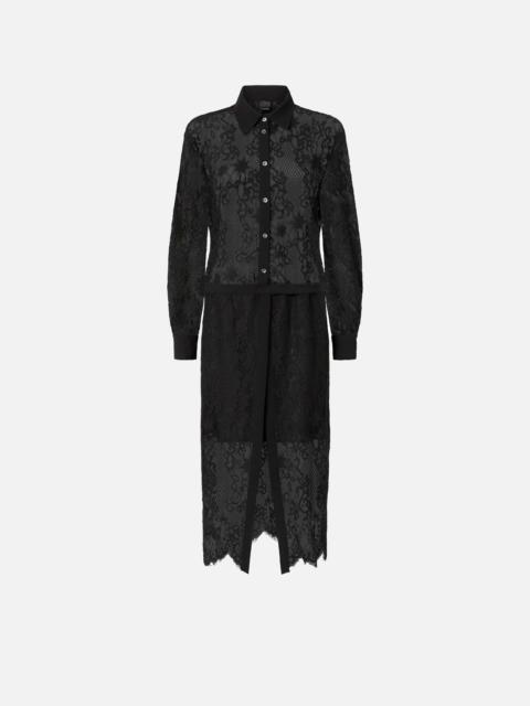 LONG DRESS IN REBRODÉ LACE