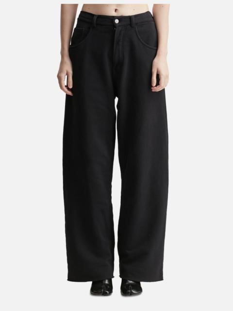 WIDE-LEG COTTON TROUSERS
