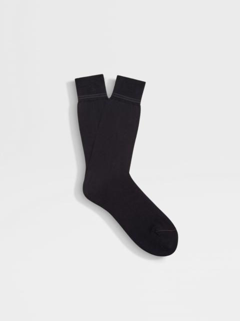 NAVY BLUE COTTON SOCKS