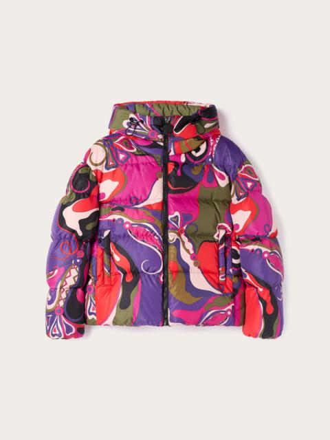 ORCHIDEE PRINT DOWN JACKET