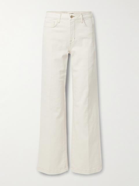 Scottie High-rise Wide-leg Stretch-denim Jeans