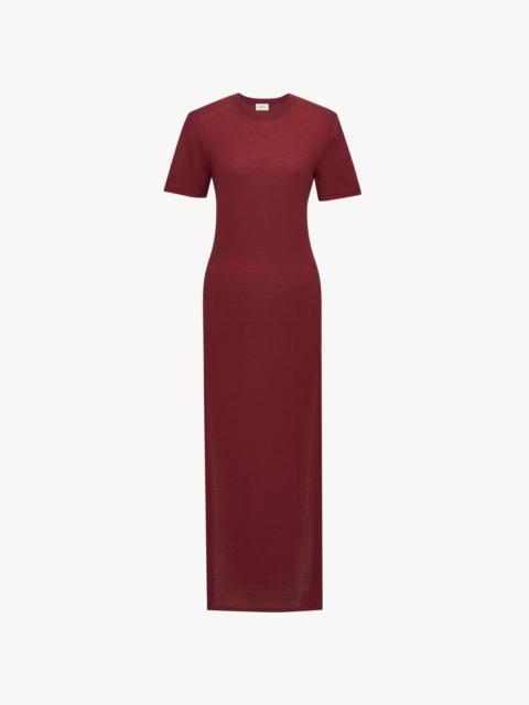 T-SHIRT DRESS IN WOOL