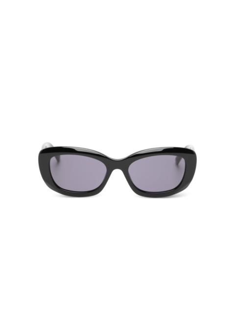 geometric-frame sunglasses
