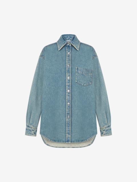 SHIRT IN BLUE COTTON DENIM