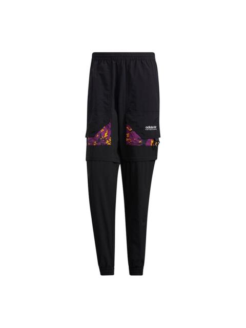 Men's adidas originals Adv Pants 2 Contrasting Colors Pocket Bundle Feet Sports Pants/Trousers/Jogge