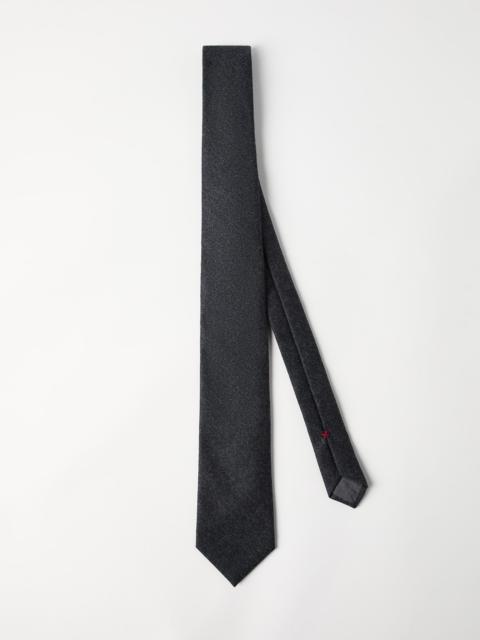 Virgin wool flannel tie