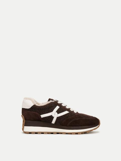 VALENTINA SHEARLING SNEAKER