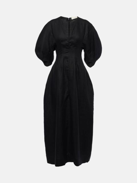 Soleil linen maxi dress
