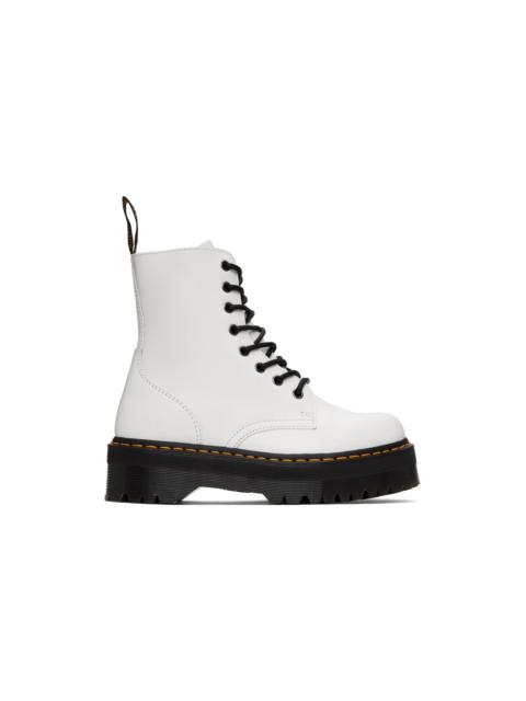 White Jadon Platform Boots