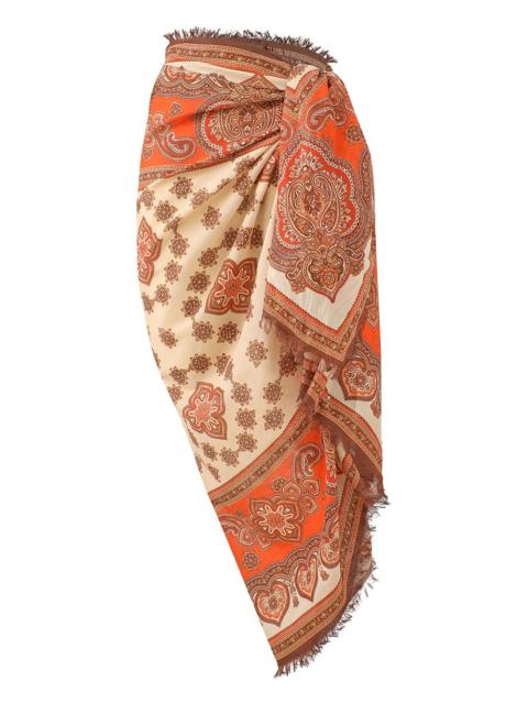 PRINTED COTTON PAREO