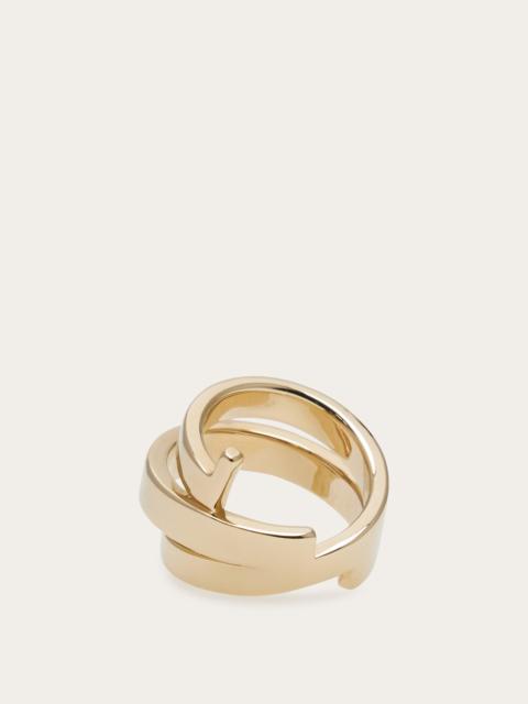 Gancini band ring - size 52