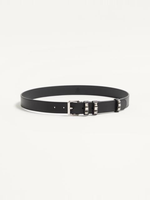 VALENTINO GARAVANI FLANEUSE BELT IN SHINY CALFSKIN 30 MM