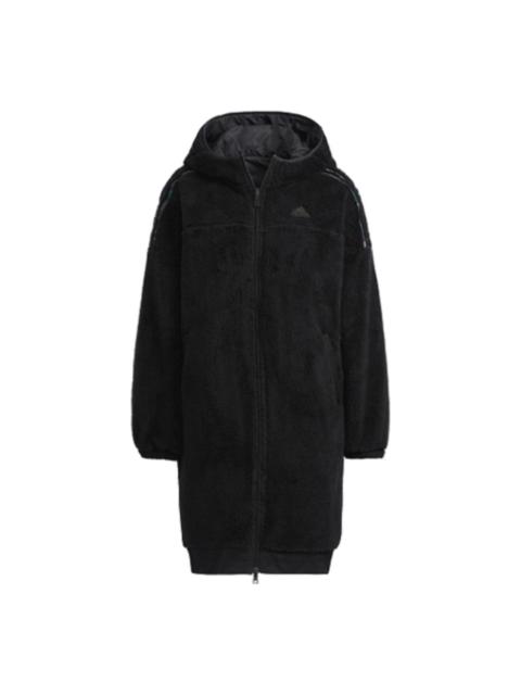 adidas STR Fleece Sports Jacket 'Black' H09701