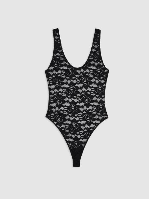 Alysha Bodysuit - Black Floral