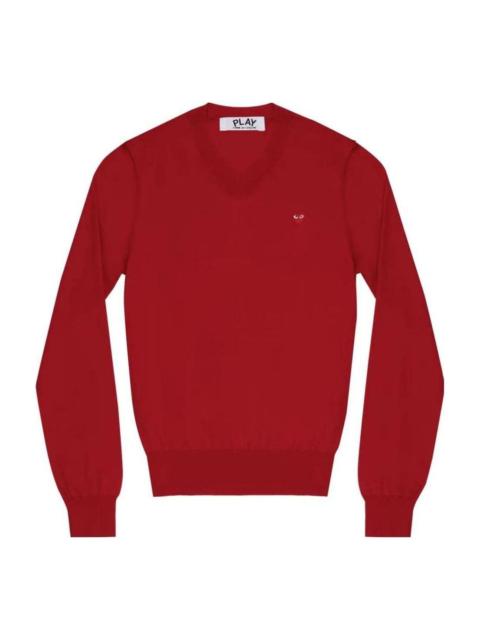 (WMNS) COMME des GARCONS PLAY L/S Basic T-Shirt Small Red Emblem 'Red' AZ-N051-051-3
