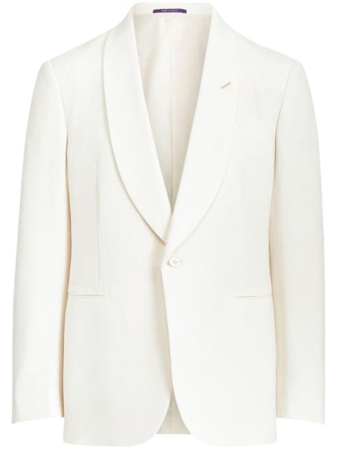 single-breasted tuxedo blazer