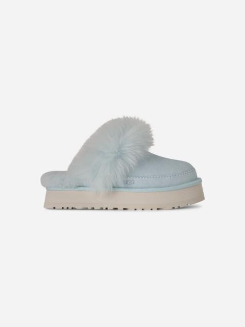 ® Women's Disquette Chalet Sheepskin Slippers in Reef Blue