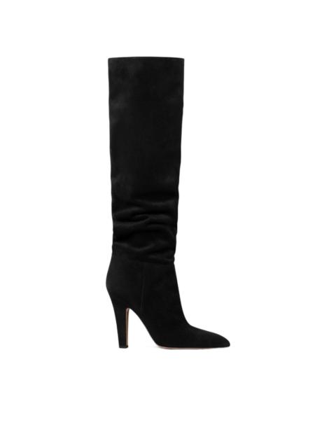 100mm Elsa point-toe stiletto boots