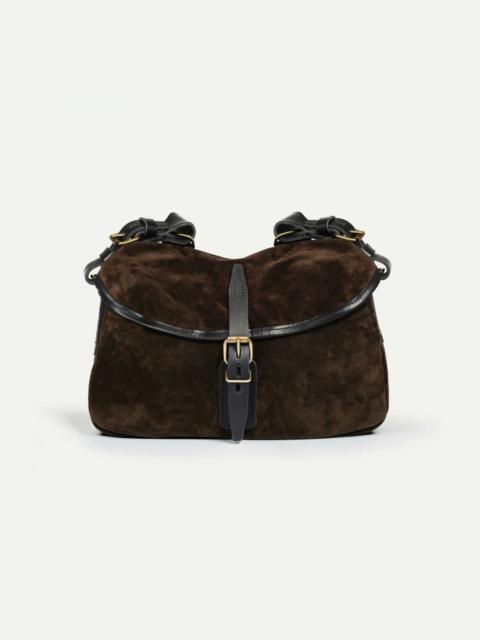 MUSETTE XS FISHERMAN'S BAG / SUEDE  -  DARK BROWN