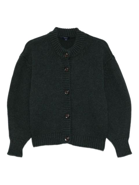 Leonard button-front merino-wool cardigan