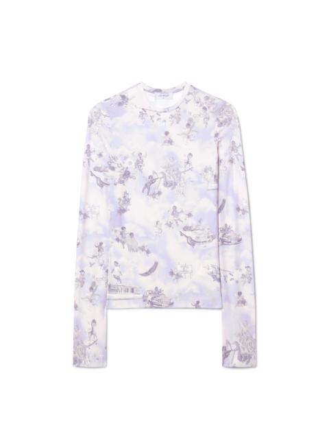 White Fresco Long-sleeved Top
