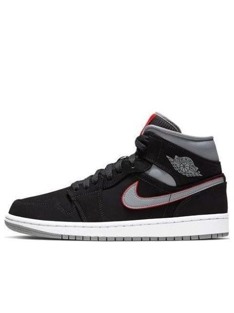 Air Jordan 1 Mid 'Black Grey' 554724-060